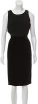 Thumbnail for your product : Derek Lam Velvet Silk-Accented Dress Black Velvet Silk-Accented Dress