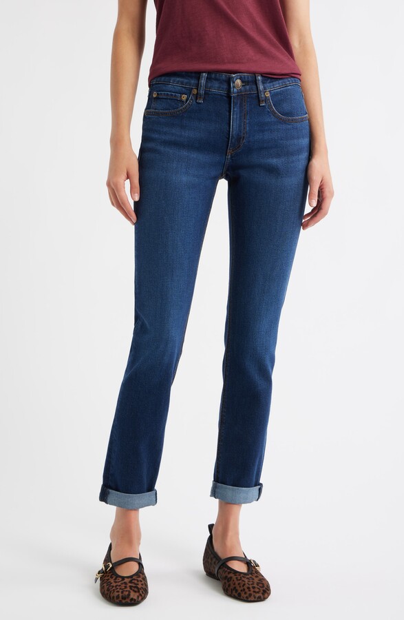 Rag & Bone Dre Low Rise Slim Boyfriend Jeans