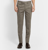 Thumbnail for your product : Billy Reid Grey Dalton Slim-Fit Wool and Cashmere-Blend Tweed Suit Trousers