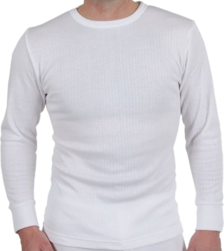 High Quality Blue Thermal Long Sleeve Round Neck T-shirt for Men’s-Small
