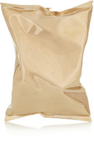 Thumbnail for your product : Anya Hindmarch Crisp Packet gold-tone clutch