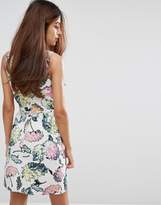 Thumbnail for your product : Warehouse Decoupage Floral Dress
