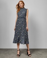 Thumbnail for your product : Ted Baker Oracle Sleeveless Pleated Midi Dress