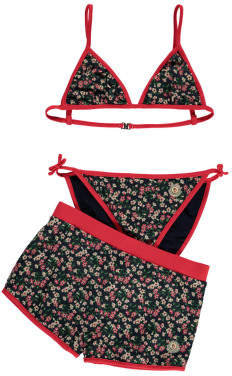 Moncler Floral 2 Piece Swimming Costume