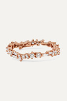 Thumbnail for your product : Suzanne Kalan 18-karat Rose Gold Diamond Ring