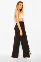 Thumbnail for your product : boohoo Super Soft Split Leg Lounge trousers