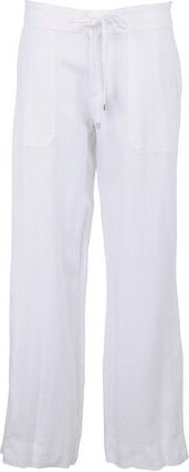 Lauren Ralph Lauren Linen Wide-leg Pant Woman Pants