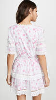 Thumbnail for your product : Place Nationale La Pinede Floral Print Tiered Mini Dress