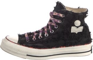 Converse x Isabel Marant Canvas Tweed Pattern Sneakers
