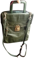 Thumbnail for your product : D&G 1024 D&G Green Leather Handbag