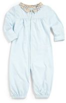 Thumbnail for your product : Burberry Infant's Check Collar Coverall