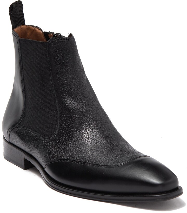 Mezlan Cadence Leather Side Zip Chelsea Boot - ShopStyle