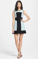 Thumbnail for your product : Tibi Felted Lace Trim A-Line Dress