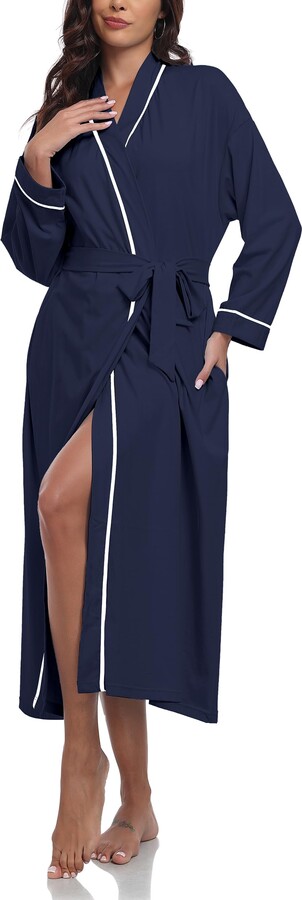 Zipper Robes For Women EINCcm Women's Long Housecoat Full Zipper