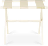 Thumbnail for your product : One Kings Lane Ticking Stripe Luggage Rack, Green/Ivory