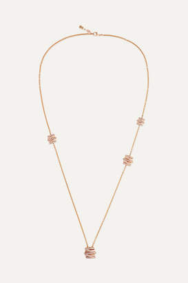 de Grisogono Allegra 18-karat Rose Gold Diamond Necklace
