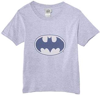 DC BATMAN COMICS Girls Colour Logo 6 Short Sleeve T-Shirt,(Manufacturer Size:Large)