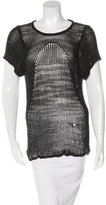Thumbnail for your product : Helmut Lang Short Sleeve Knit Top