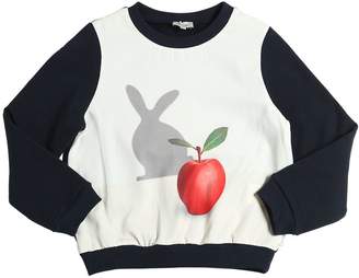 Paul Smith Junior Apple Bunny Printed Cotton Sweatshirt
