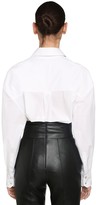 Thumbnail for your product : Alexandre Vauthier Cotton Poplin Shirt W/jewels Buttons