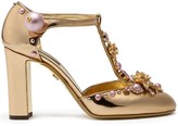 Thumbnail for your product : Dolce & Gabbana embellished T-bar pumps