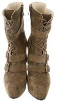 Thumbnail for your product : Brian Atwood Suede Platform Boots