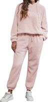 Thumbnail for your product : suanret Pyjamas for Women Sets PJs Comfy Warm Fleece Two Piece Pyjama Set and Bottoms Sweatsuit Set Long Sleeve Christmas Loungewear Nightwear Sleepwear Tracksuit Outfit for Girls Ladies (XXL
