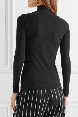 Balenciaga Stretch-jersey Turtleneck Sweater - Black