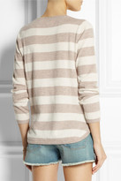 Thumbnail for your product : Chinti and Parker Contrast-pocket striped cashmere sweater
