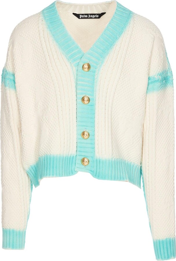 Palm Angels Sprayed Palm Cardigan - ShopStyle