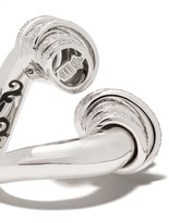 Thumbnail for your product : de Grisogono 18kt White Gold Coil Diamond Ring