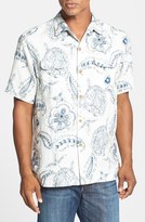 Thumbnail for your product : Tommy Bahama 'Beachfront Blooms' Regular Fit Linen Campshirt