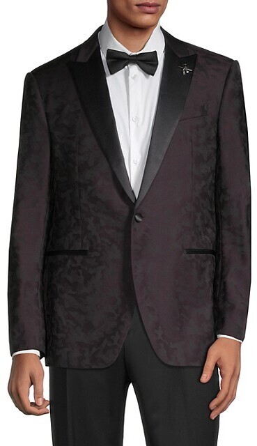mens jacquard dinner jacket