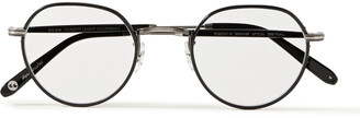 Garrett Leight California Optical Robson W Round-Frame Stainless Steel And Acetate Optical Glasses