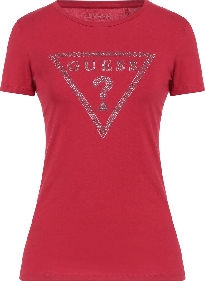 GUESS Women's Red T-shirts | ShopStyle