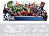 Thumbnail for your product : Disney Avengers Wall Graphic Set