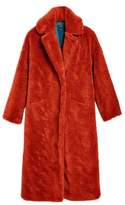 Thumbnail for your product : Topshop Luxe Faux Fur Coat