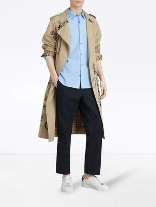 Burberry Equestrian Embroidered Shirt