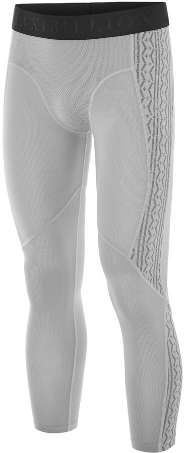 all white compression pants