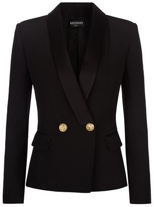 Balmain Crepe Tuxedo Jacket - ShopStyle
