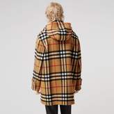 Thumbnail for your product : Burberry Gosha x Check Oversized Duffle Coat
