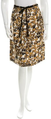 Piazza Sempione Abstract Print Knee-Length Skirt