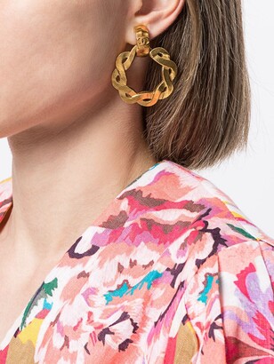 coco chanel style earrings