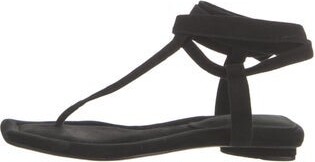 Alexandre Birman Suede T-Strap Sandals