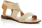 Thumbnail for your product : Splendid Cassandra Metallic Crisscross Flat Sandals