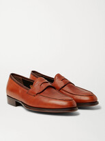 Thumbnail for your product : George Cleverley Bradley II Full-Grain Leather Penny Loafers - Men - Brown - UK 8