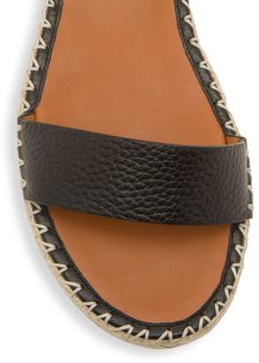 Valentino Garavani Rockstud Double Leather Espadrille Sandals