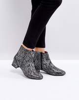 Thumbnail for your product : Selected Snake Skin Effect Boot