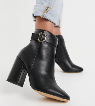 Black Ankle Boots Gold Trim | Shop the 