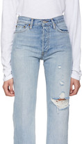 Thumbnail for your product : RE/DONE Blue 90s Loose Straight Jeans